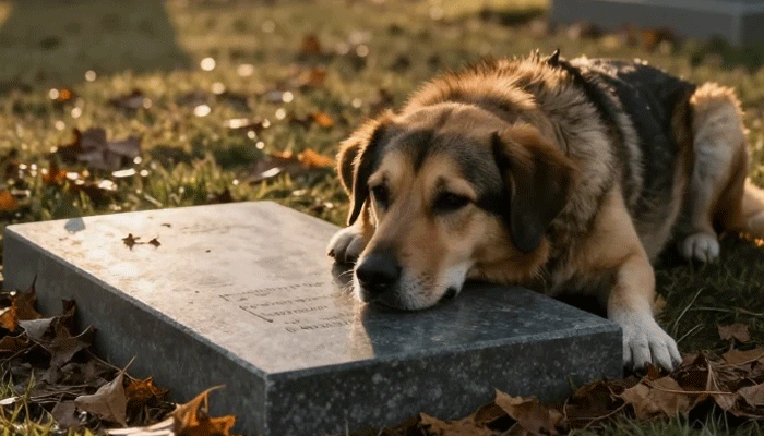 Heartbreaking Loyalty: Dog Refuses New Home, Chooses to Die at Owner’s Grave
