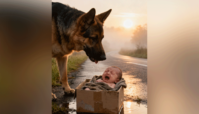 A German Shepherd Uncovers a Life-Shocking Secret in a Madrid Alley