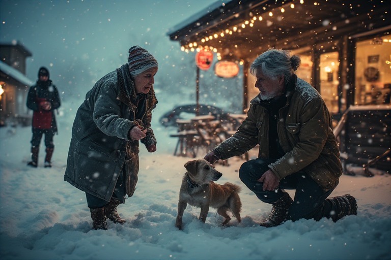A Veteran Steps Into a Blizzard to Help a Homeless Woman — What Happens Next Stuns the Entire Diner