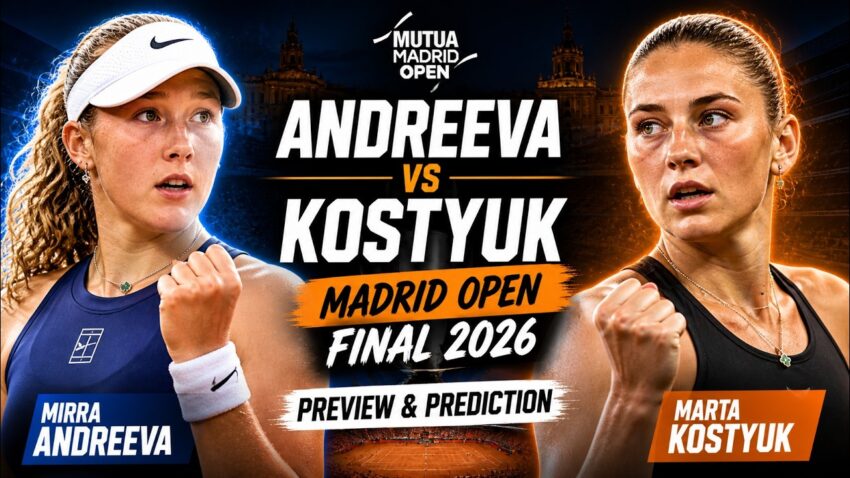 Andreeva, Kostyuk Advance to French Open Women’s Singles Semifinals